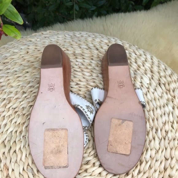 ❄️Jack Rogers white and platinum whip stitch Sz 8 - Picture 6 of 6